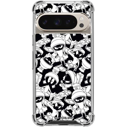 Looney Tunes Marvin Super Sized Pattern Pixel 9/9 Pro Clear Case